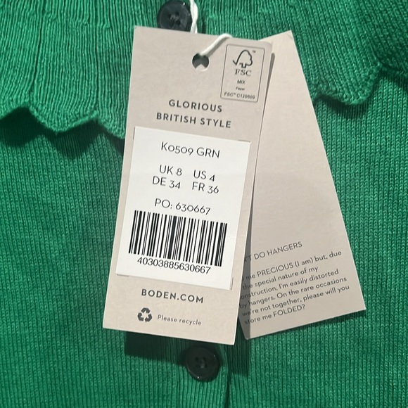 NWT green Boden sweater dress - Picture 4 of 5